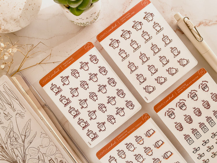 Self Care emoti Stickers