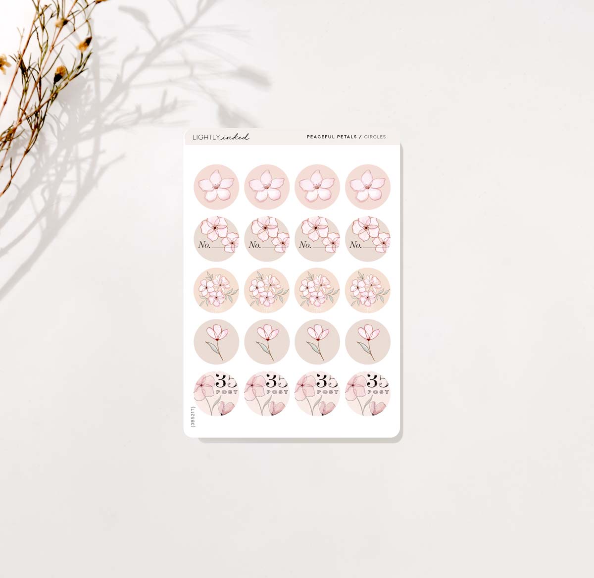 Peaceful Petals - Circles