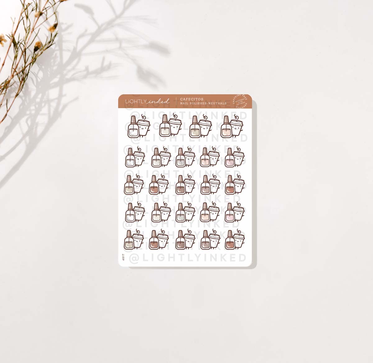 Cafecitos: Nail Polishes-Neutrals