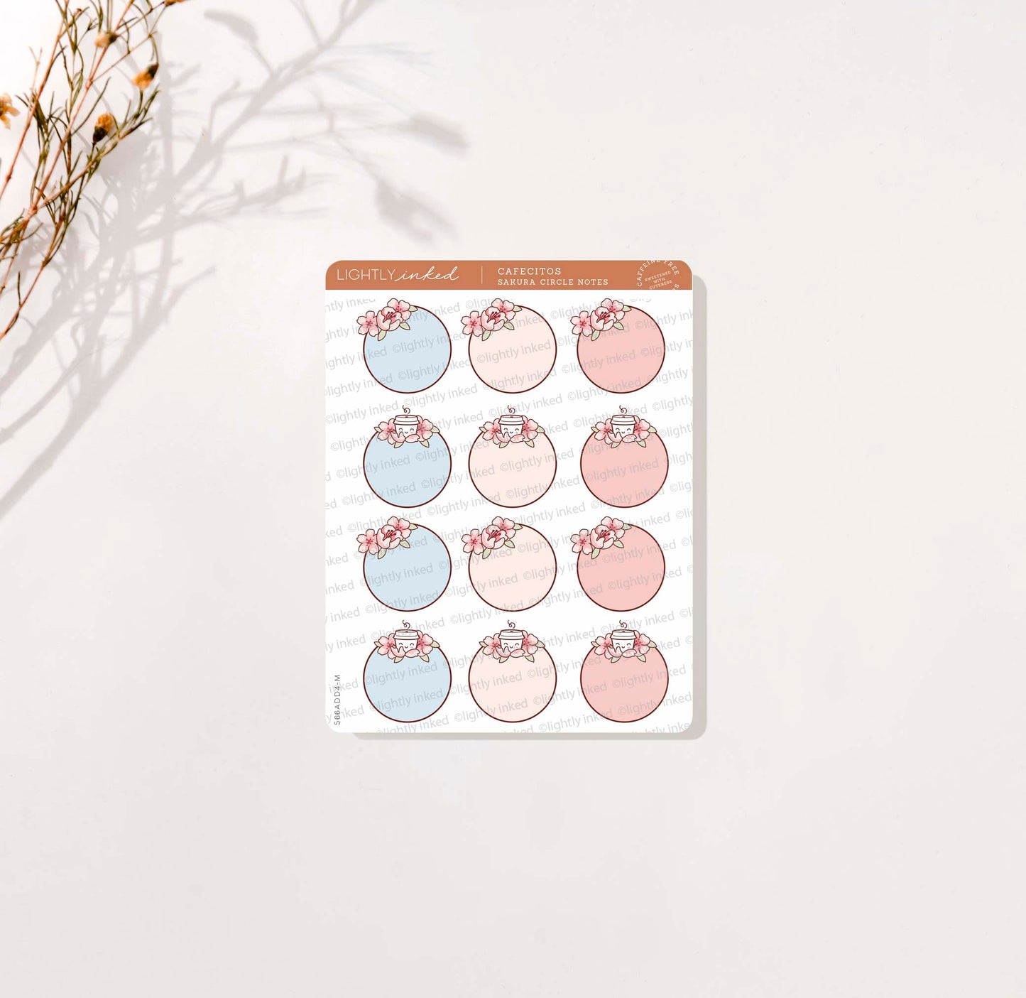 Cafecitos: Sakura Circle Notes