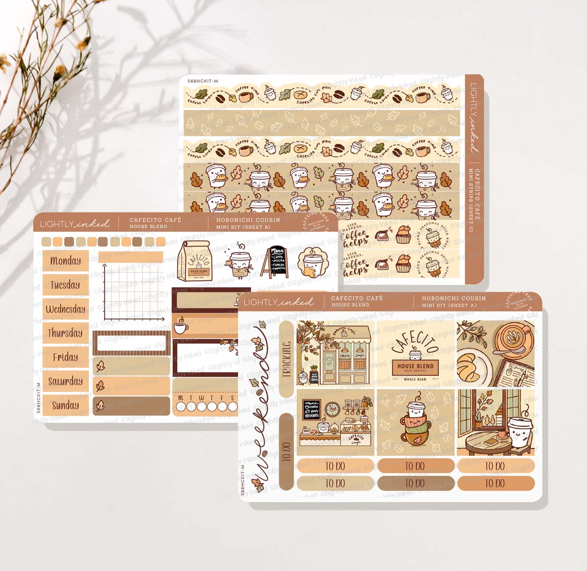 Cafecito Café - House Blend - Hobonichi Cousin Mini KIT