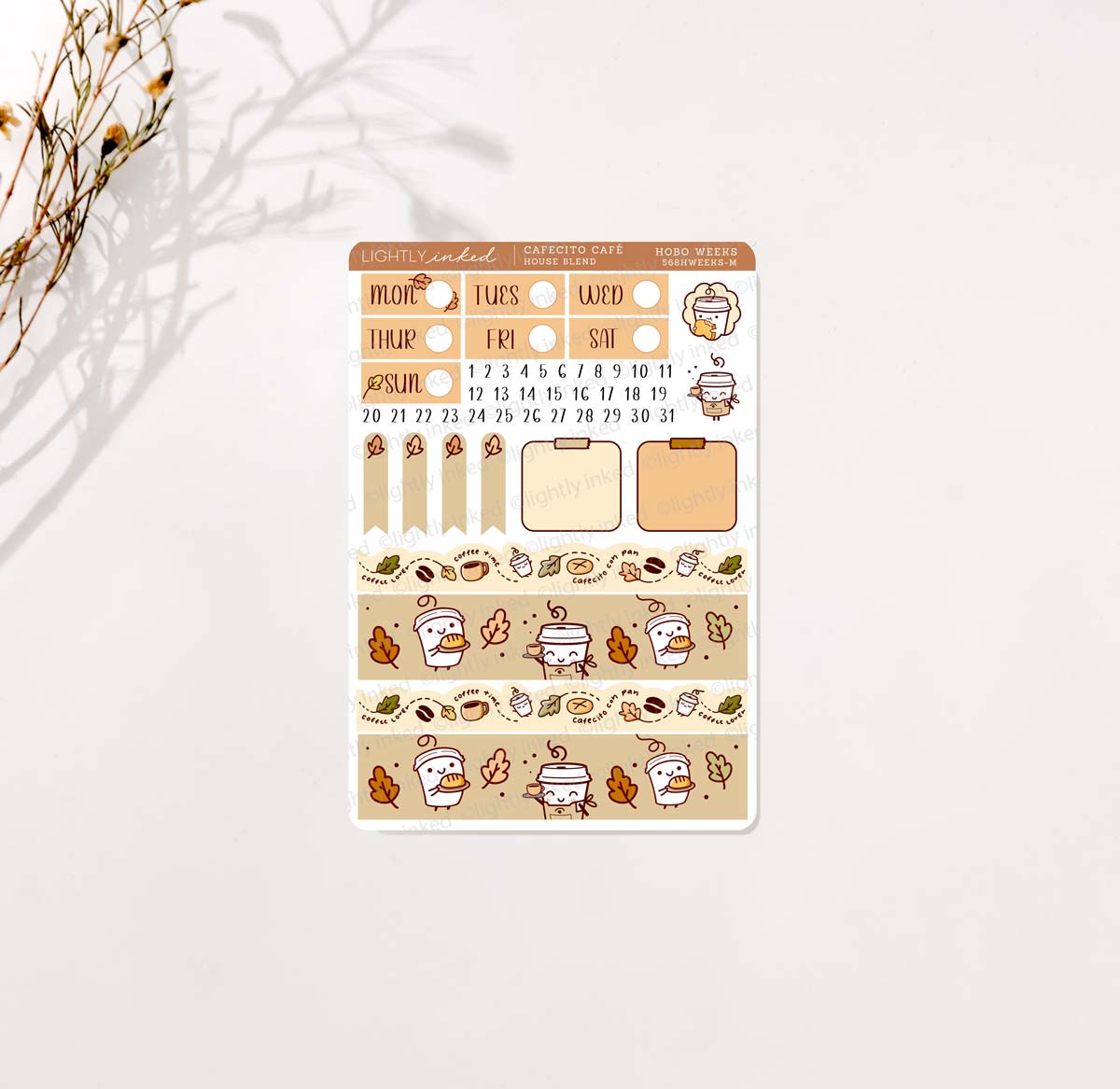Cafecito Café - House Blend | Hobonichi Weeks Mini Kit
