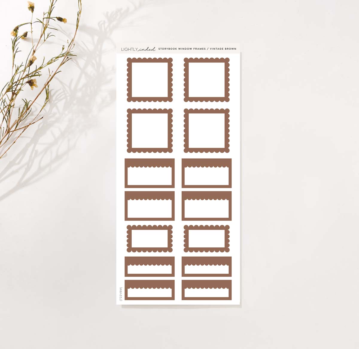 Story Book Windows | Vintage brown