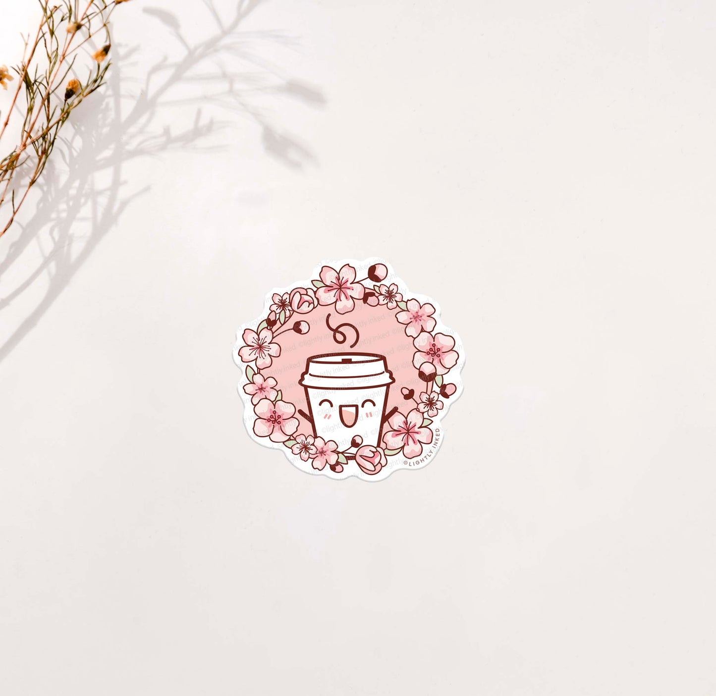 Cafecitos: Sakura Cafecito Wreath