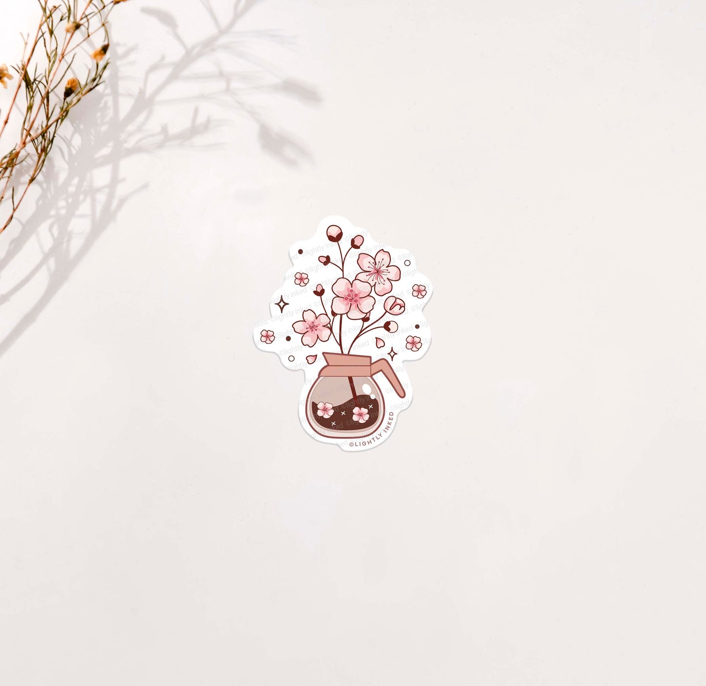 Cafecitos: Sakura Aroma Brew Sticker