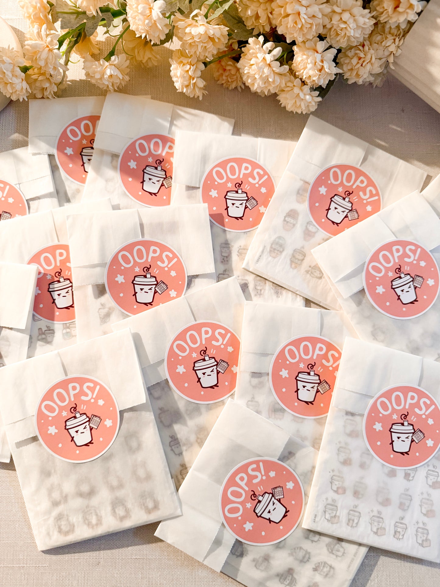 OOPS BAG- Cafecito Sticker Sheet Grab Bag