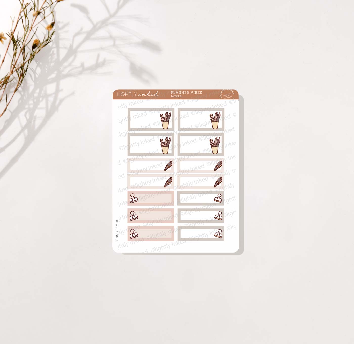Planner Vibes- Boxes