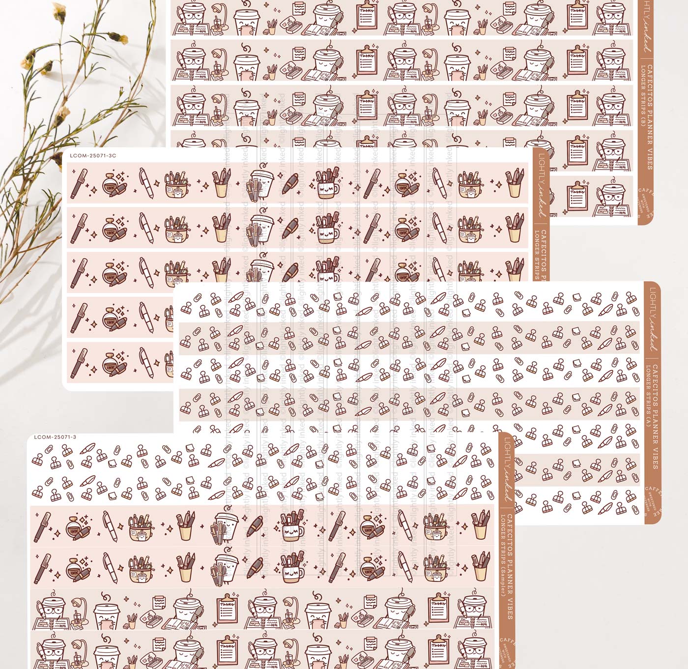 Planner Vibes- Longer Strips