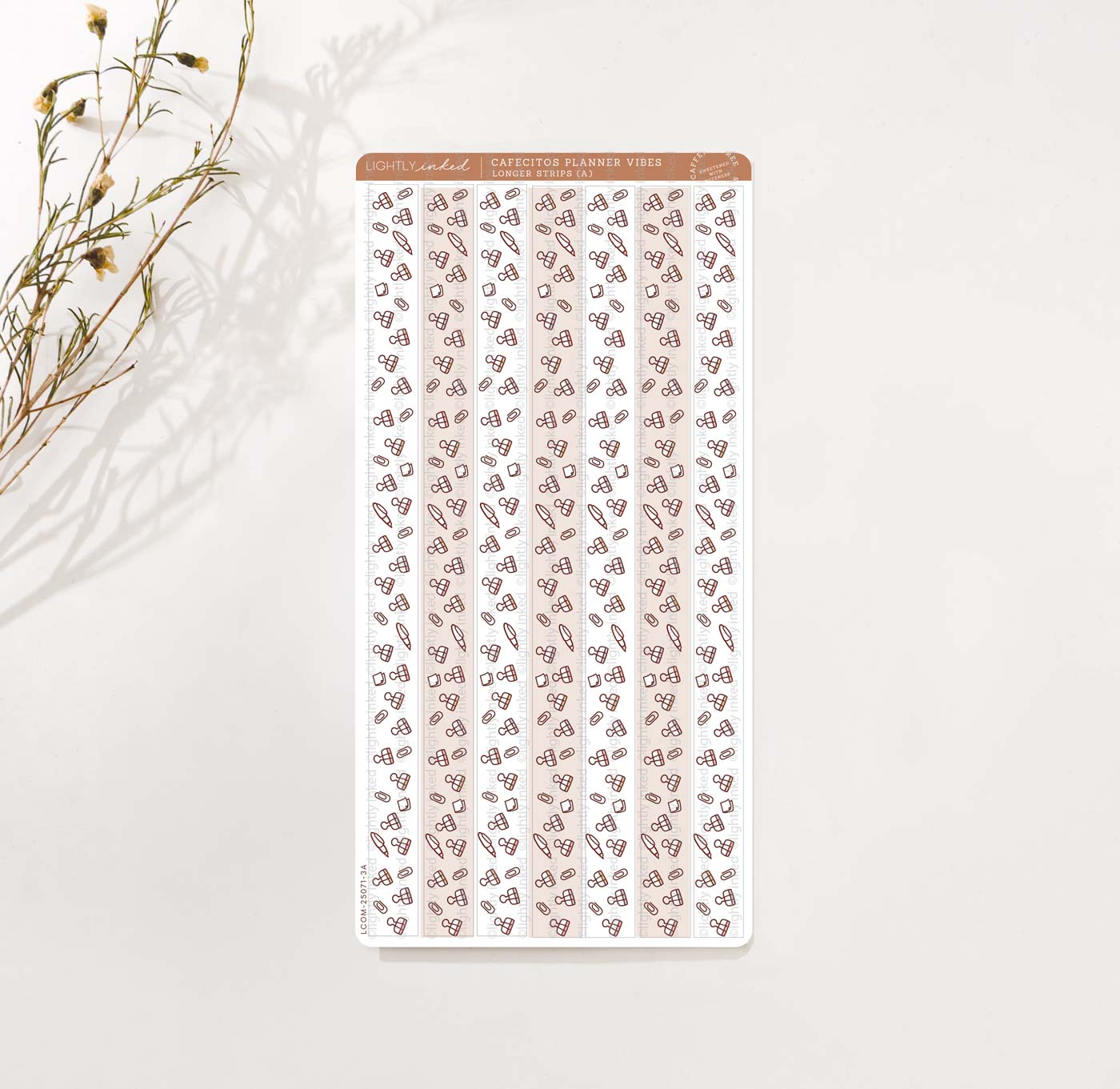 Planner Vibes- Longer Strips