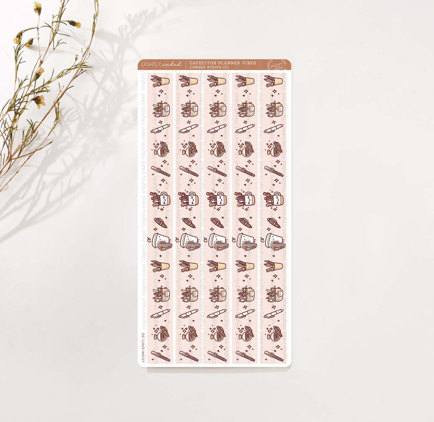 Planner Vibes- Longer Strips