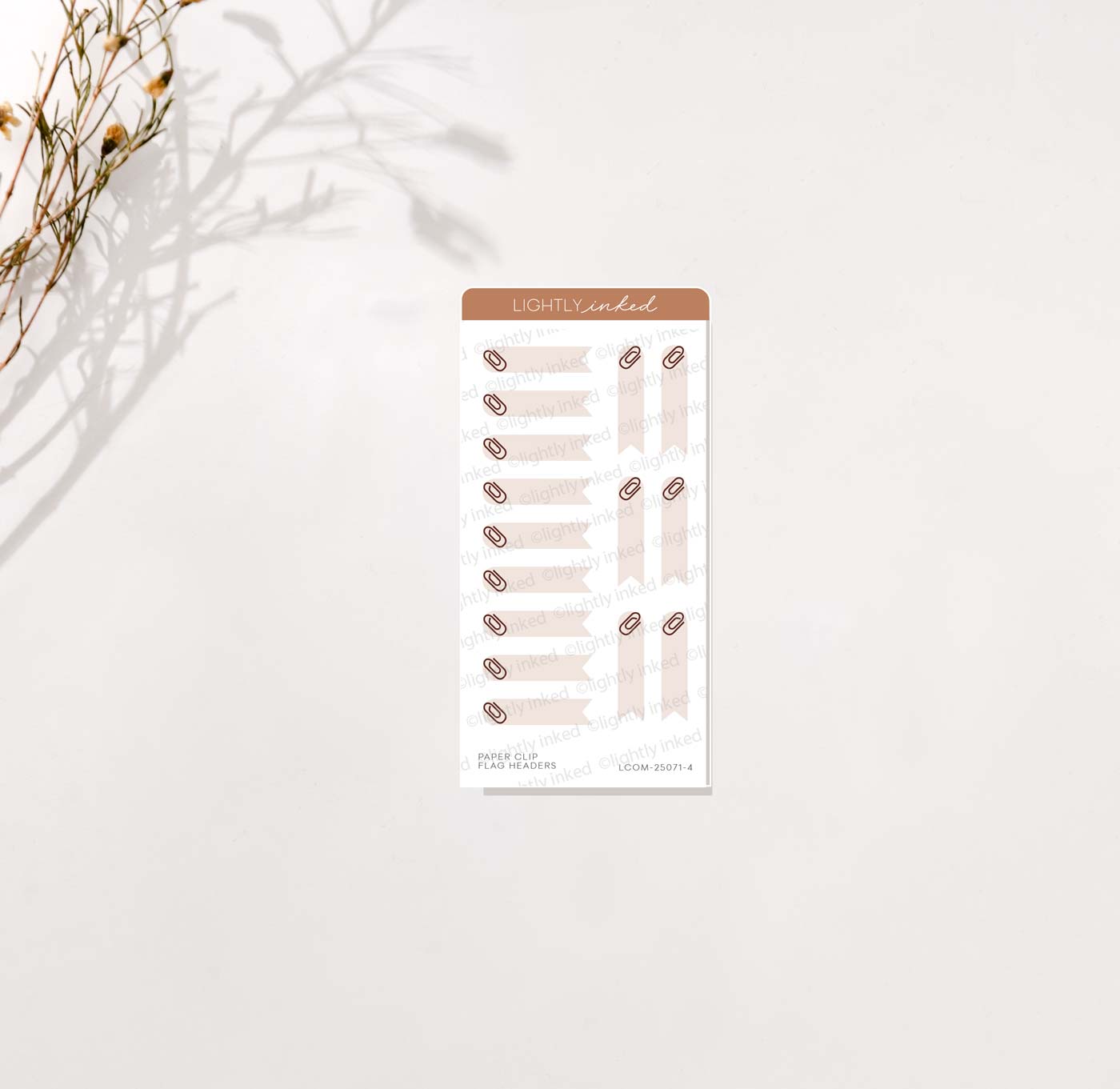 Planner Vibes- Paper Clip Flag Headers