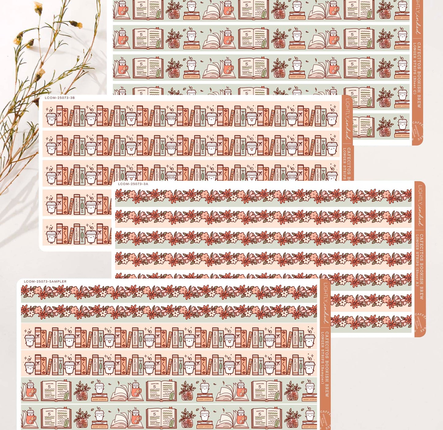 Bookish Vibes- Longer Strips