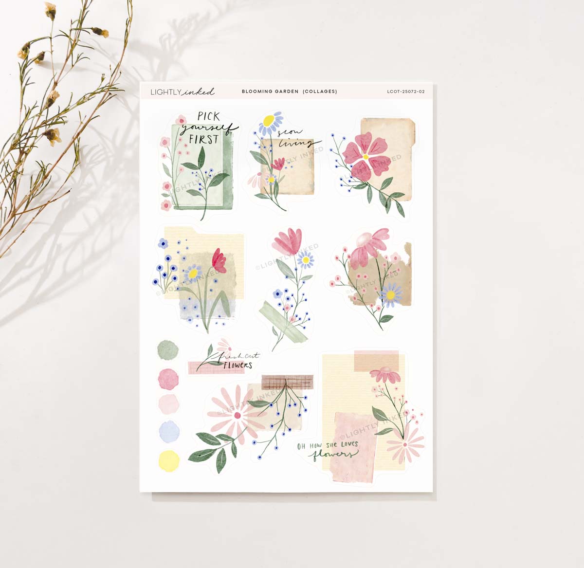 Blooming Garden- Collage