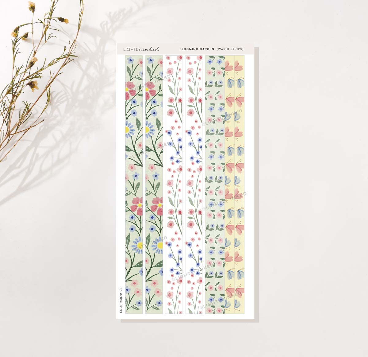 Blooming Garden- Washi Strips