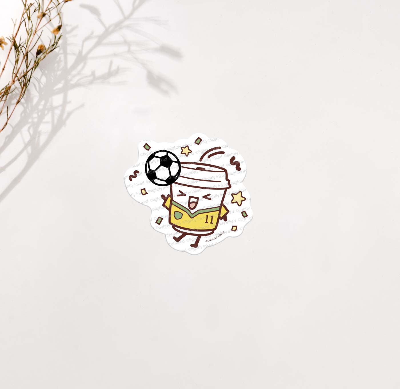 Little Soccer Player- Yellow/Green