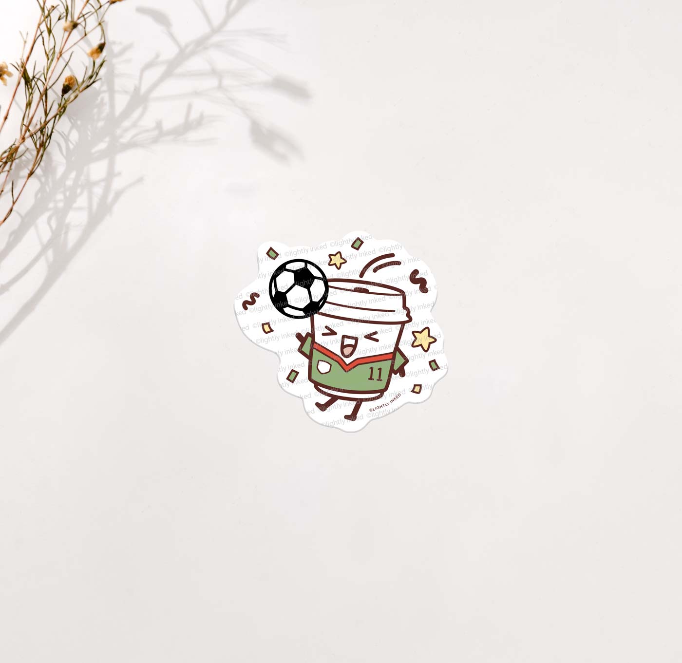 Little Soccer Player- Green