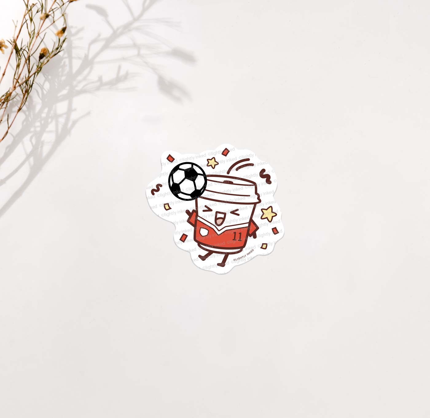 Little Soccer Player- Red