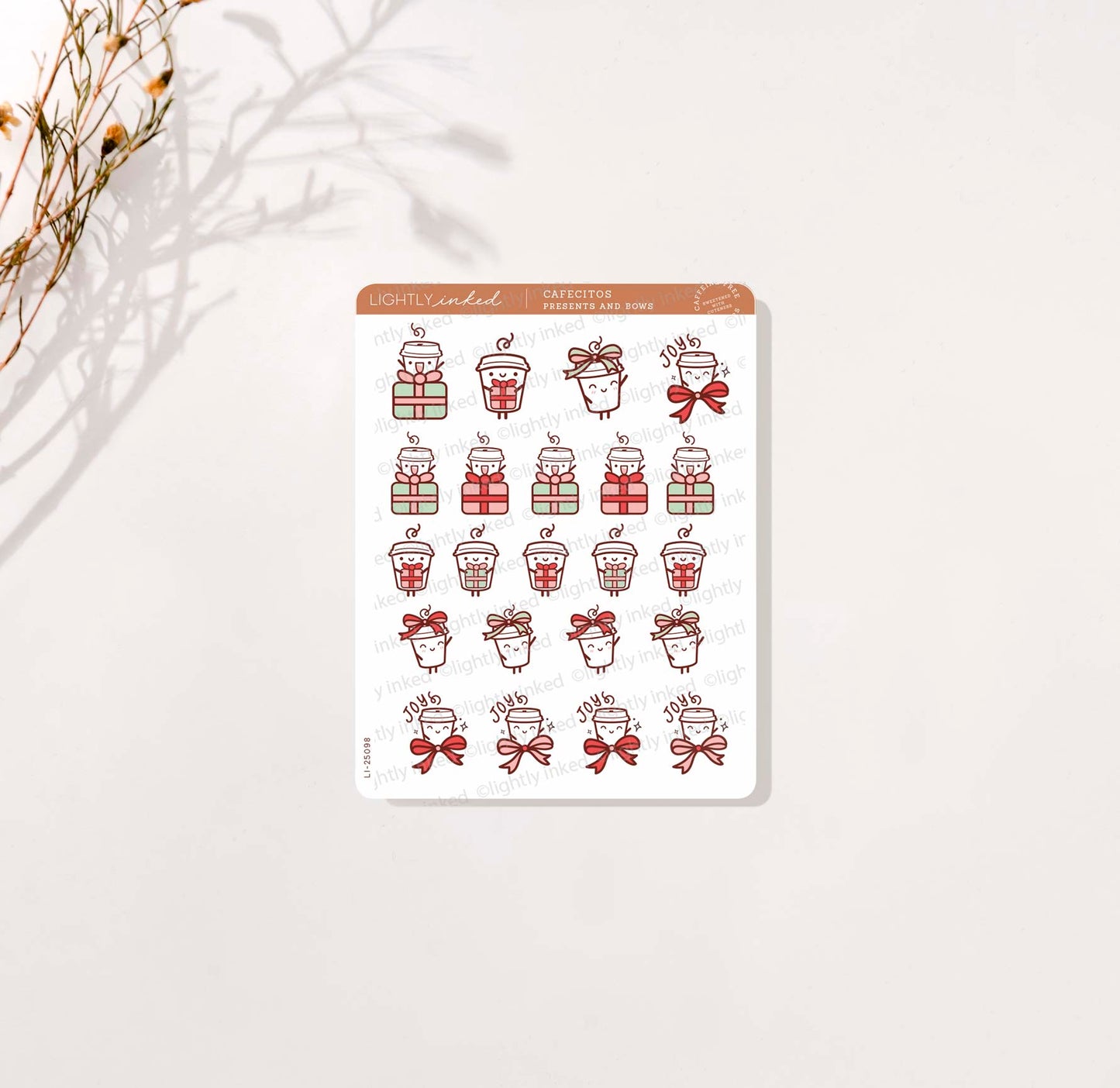 Cafecitos Presents and Bows