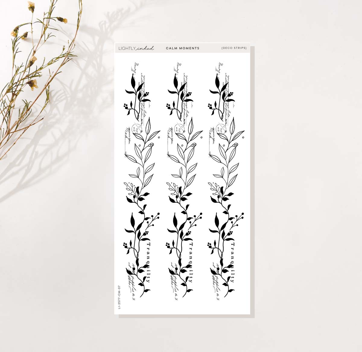 Calm Moments Collection-Deco Strips
