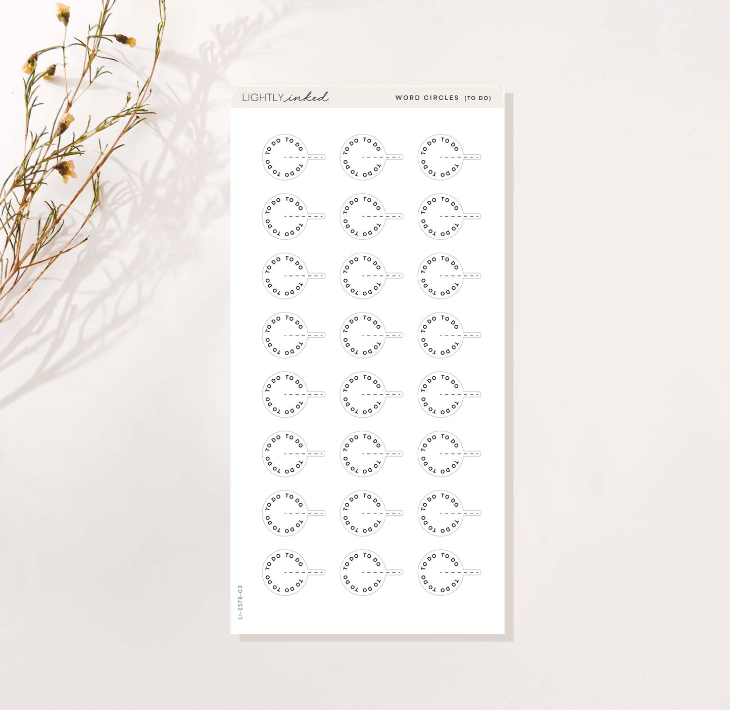 Word Circles - To Do