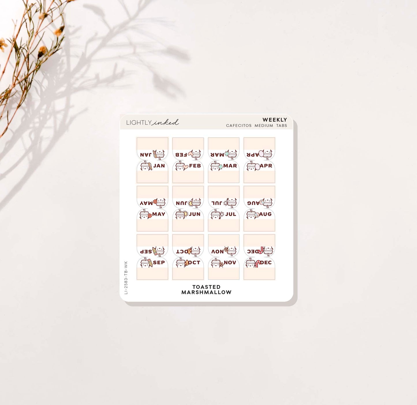 Weekly Tabs (Cafecito)- Medium