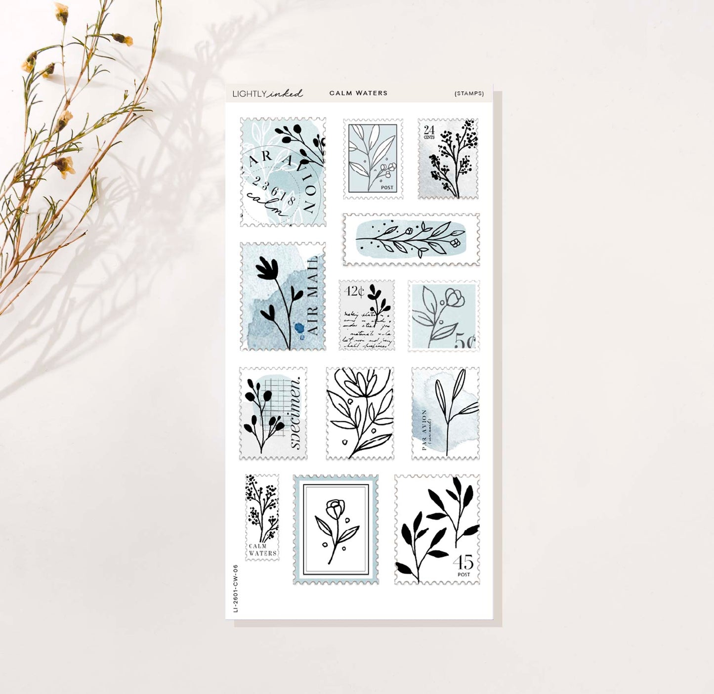 Calm Waters Collection-Stamps