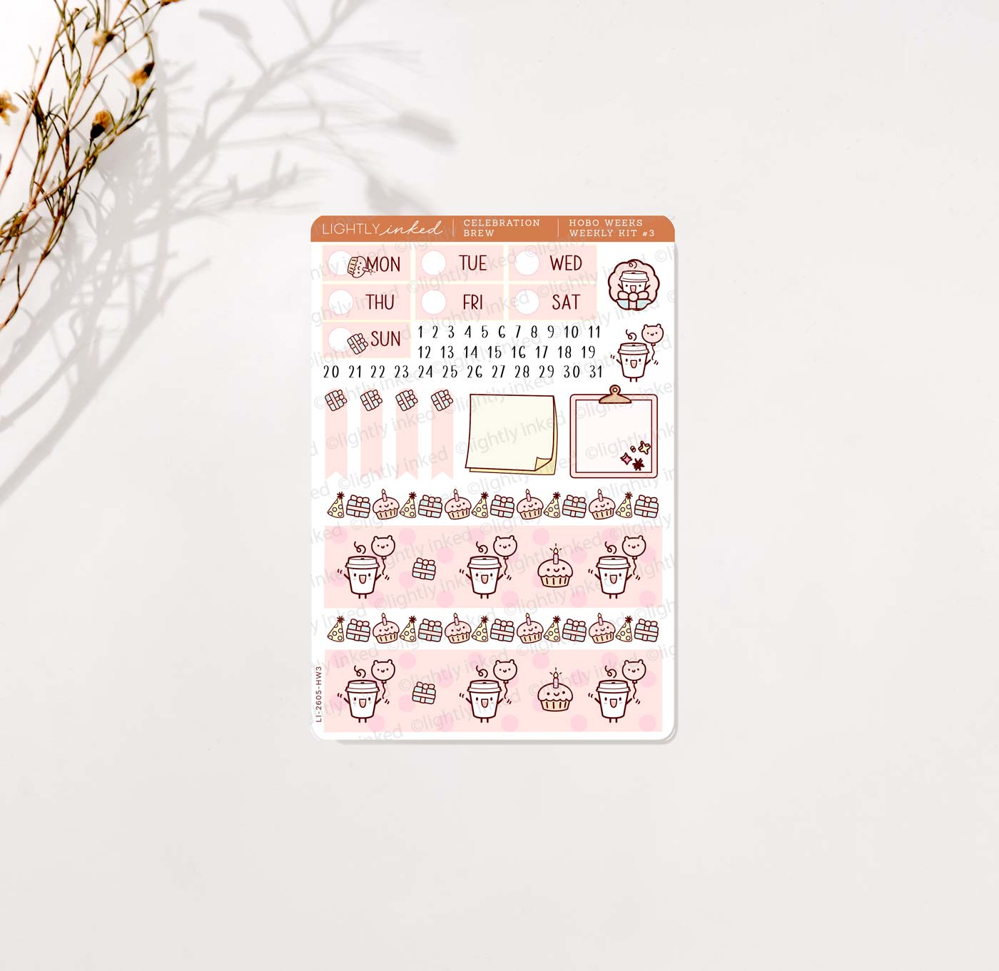 Celebration Brew-Hobonichi Weeks KIT #3