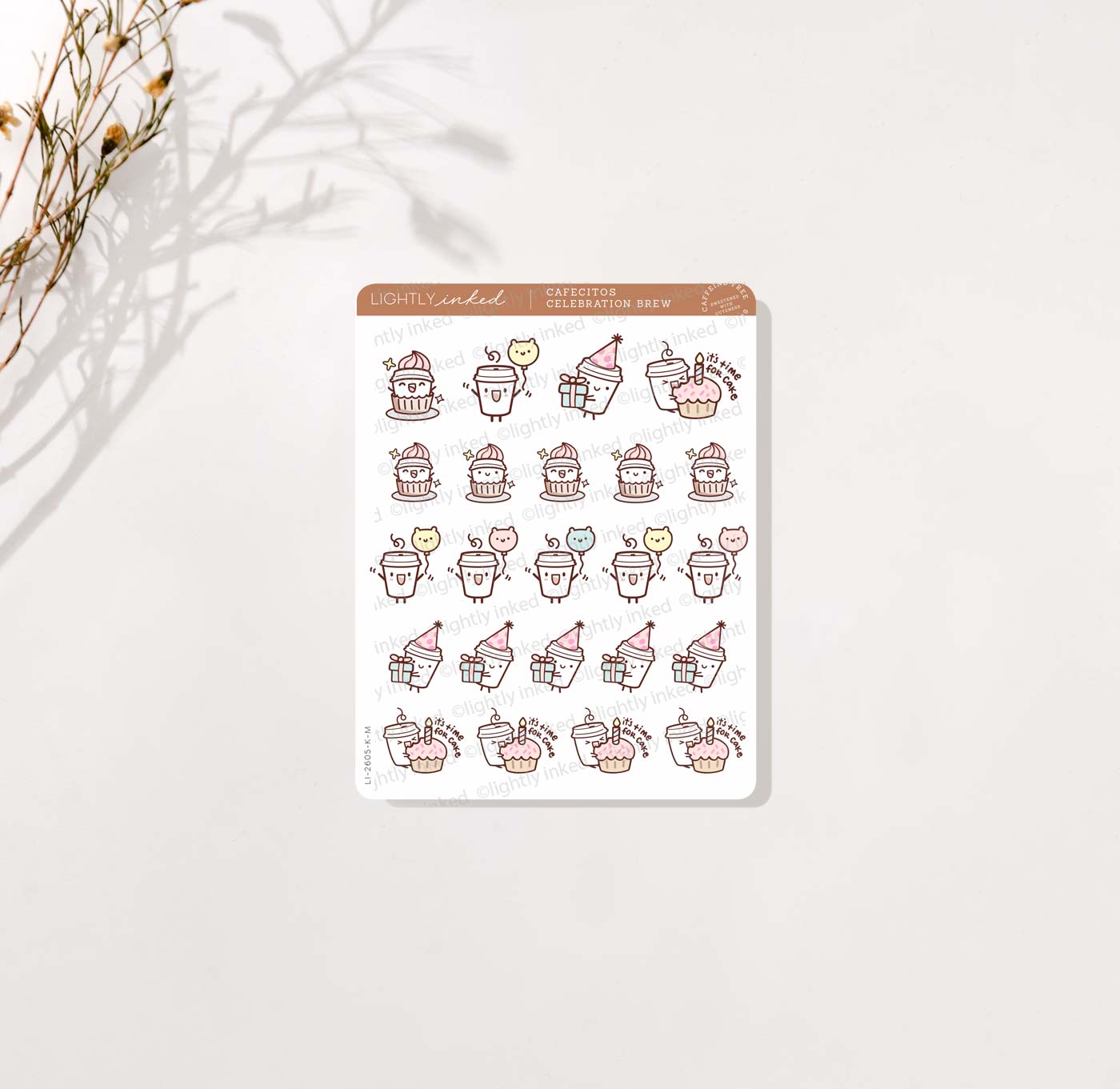 Cafecitos Celebration Brew Sheet