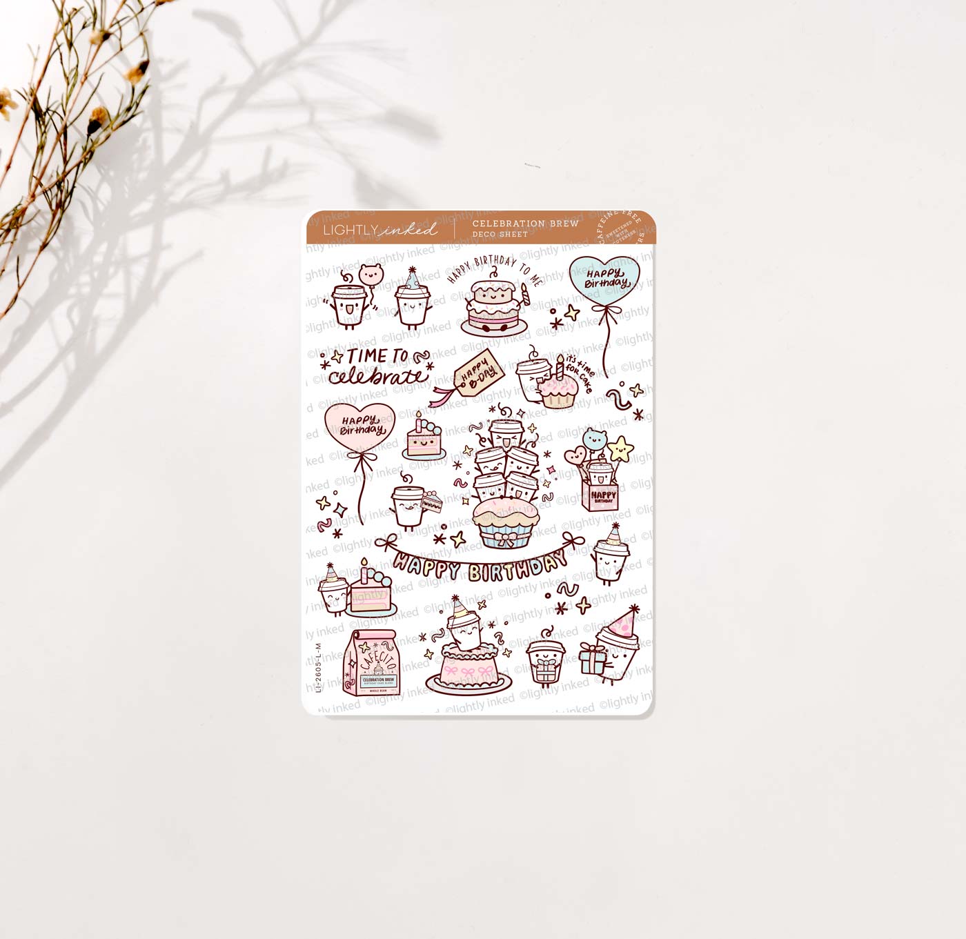 Celebration Brew - Deco Sheet