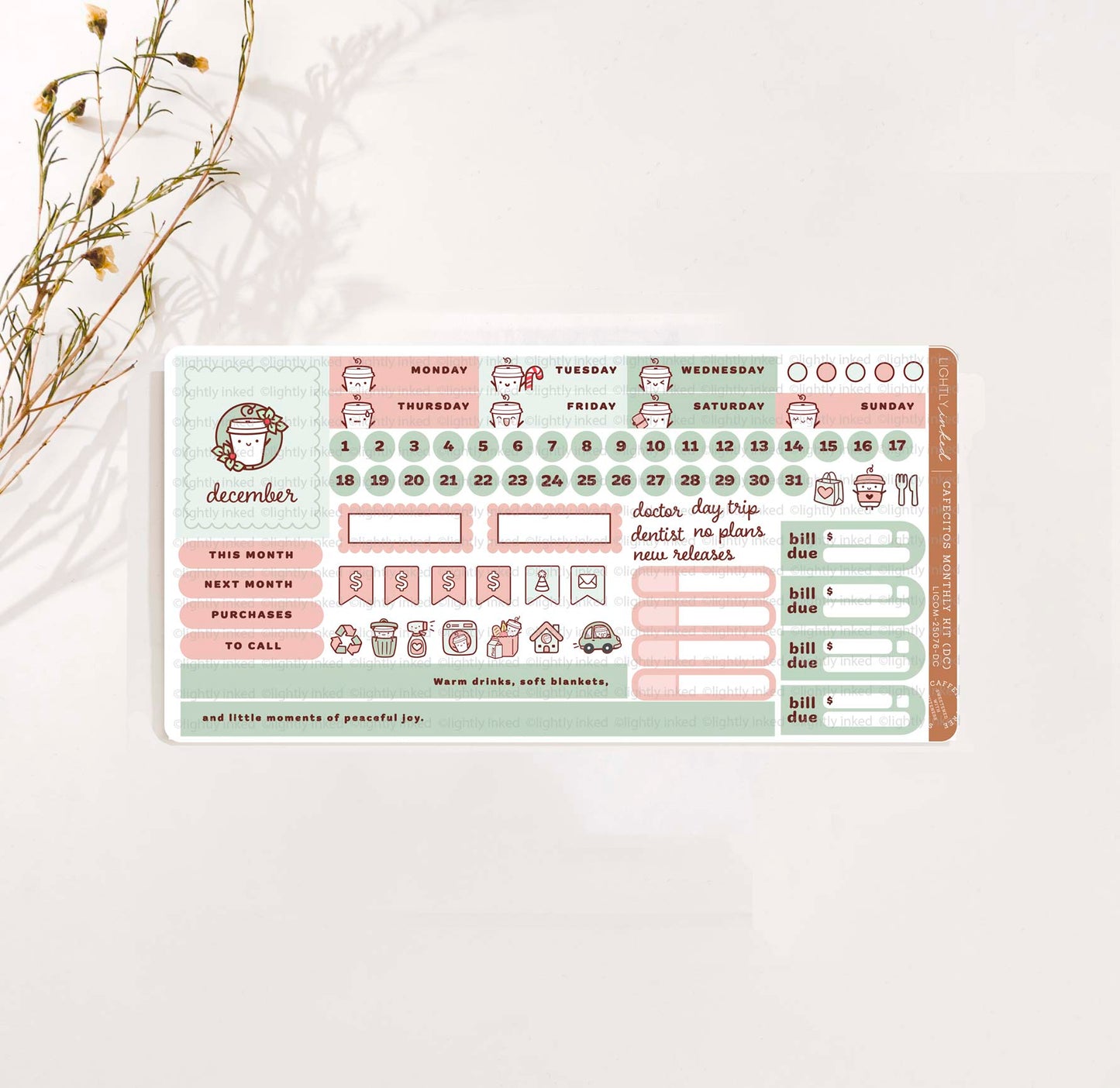 Cafecitos Monthly Kit- December