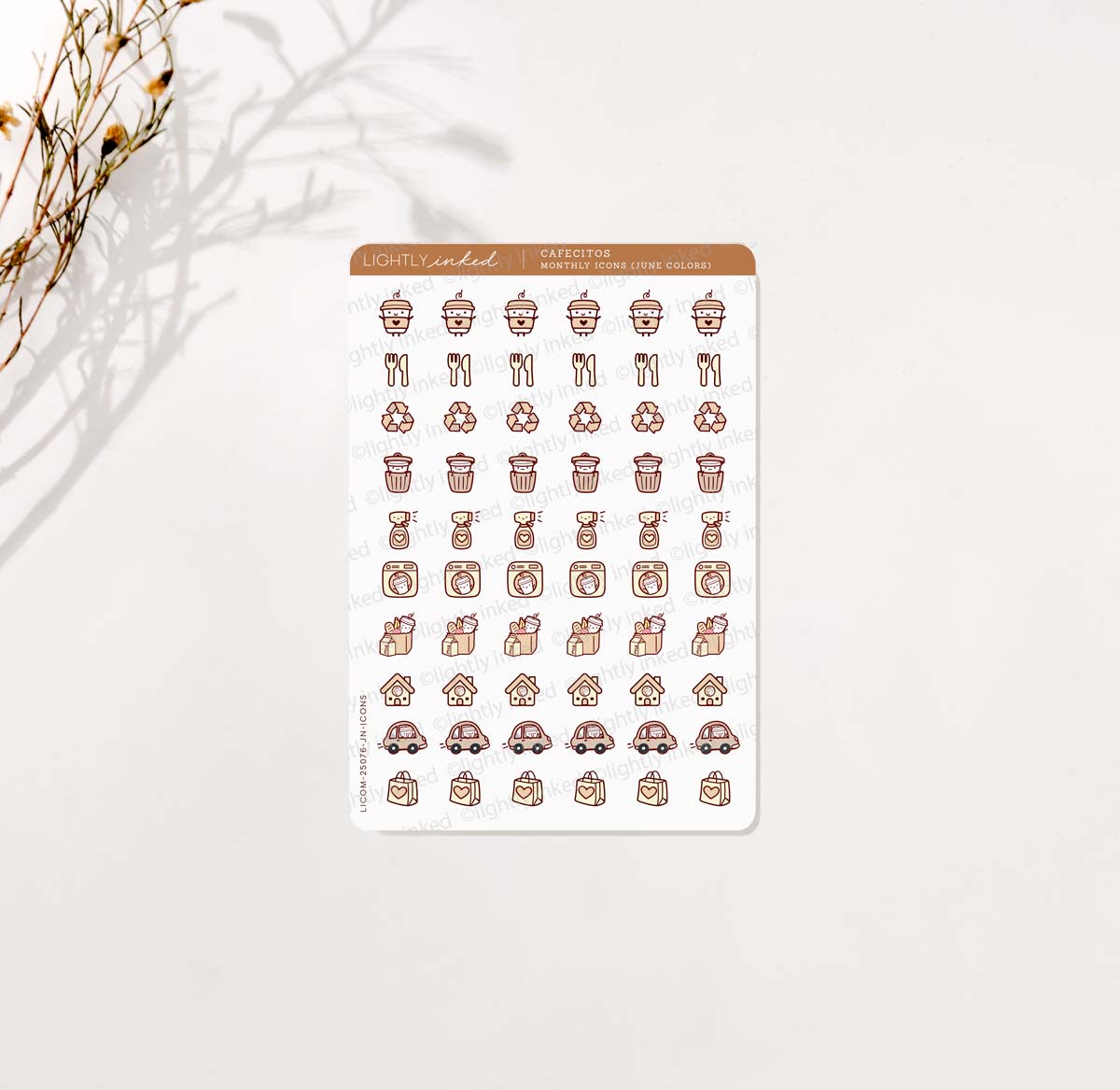 Cafecitos Monthly Icons (Add Ons)