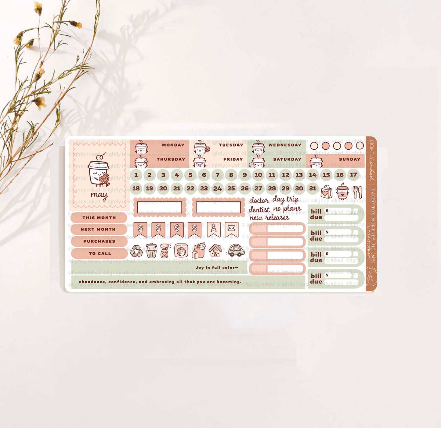 Cafecitos Monthly Kit- May