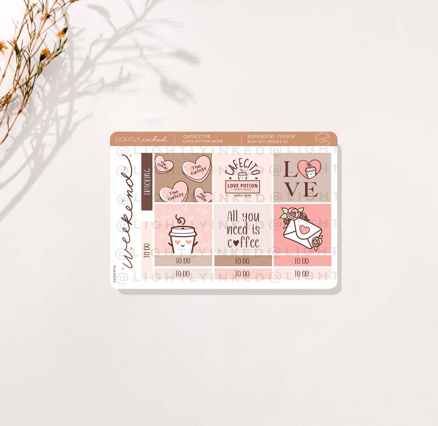 Cafecitos: Love Potion Brew | Hobonichi Cousin Mini Kit