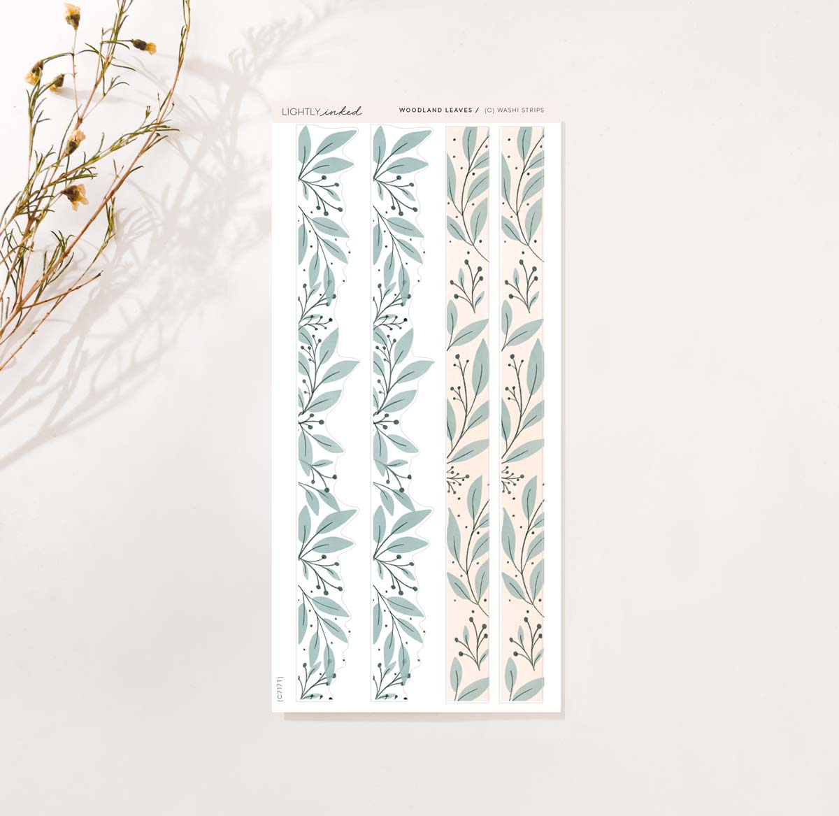 Woodland Leaves | Washi - Sheet C