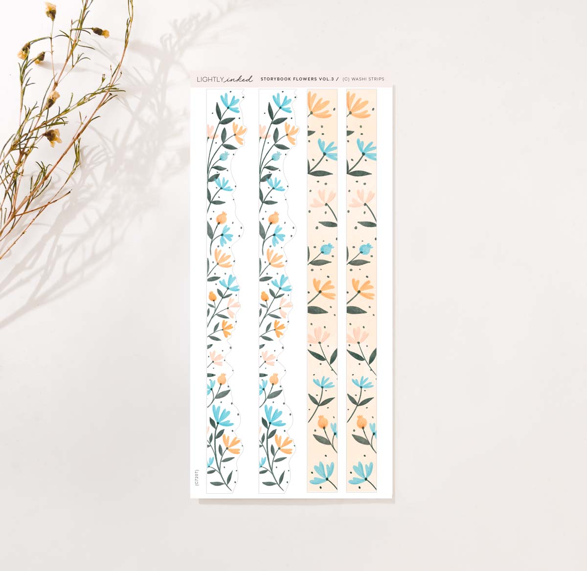 Storybook Flowers Vol. 3 | Washi - Sheet C