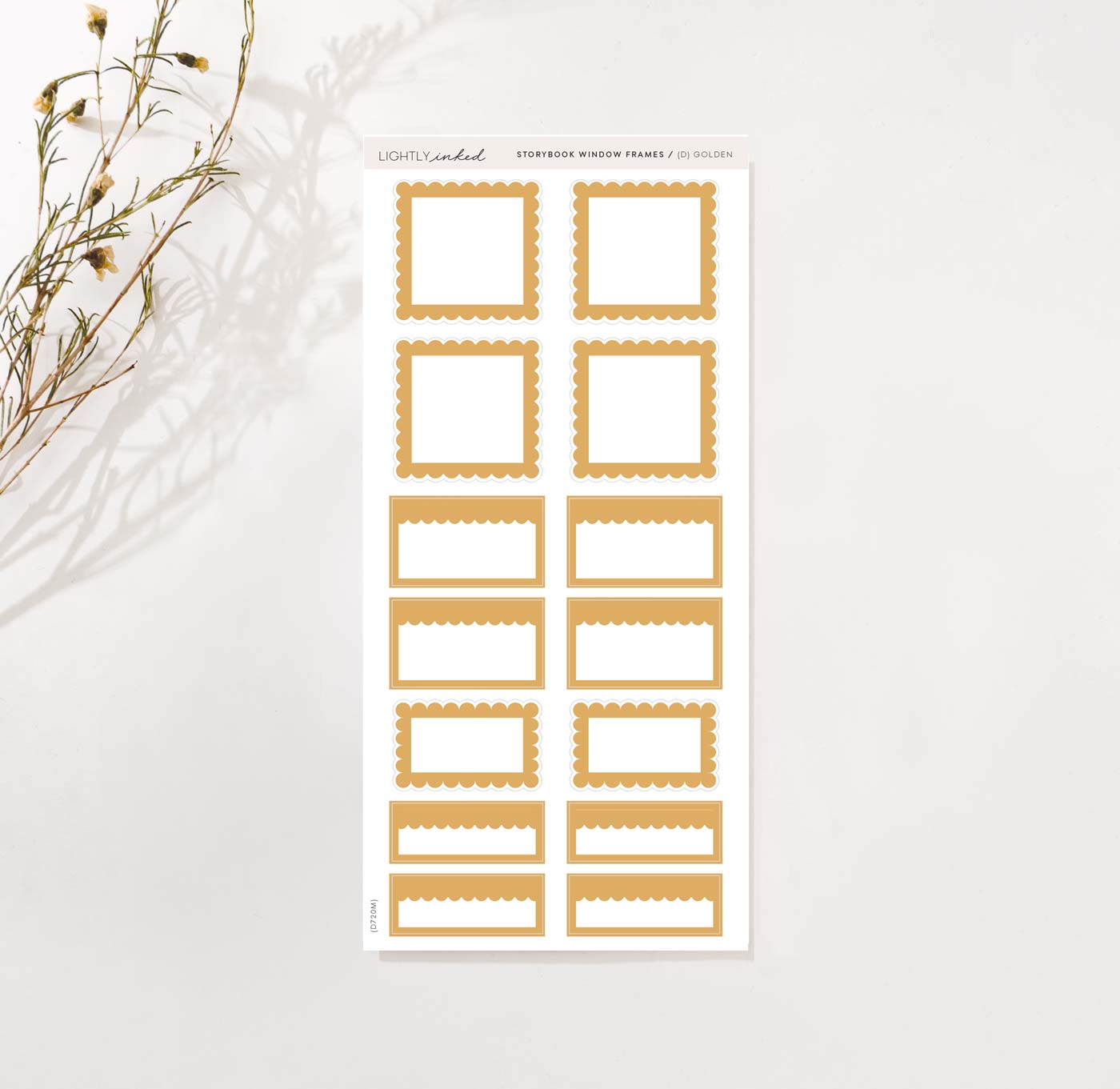 Storybook Window Frames | Golden