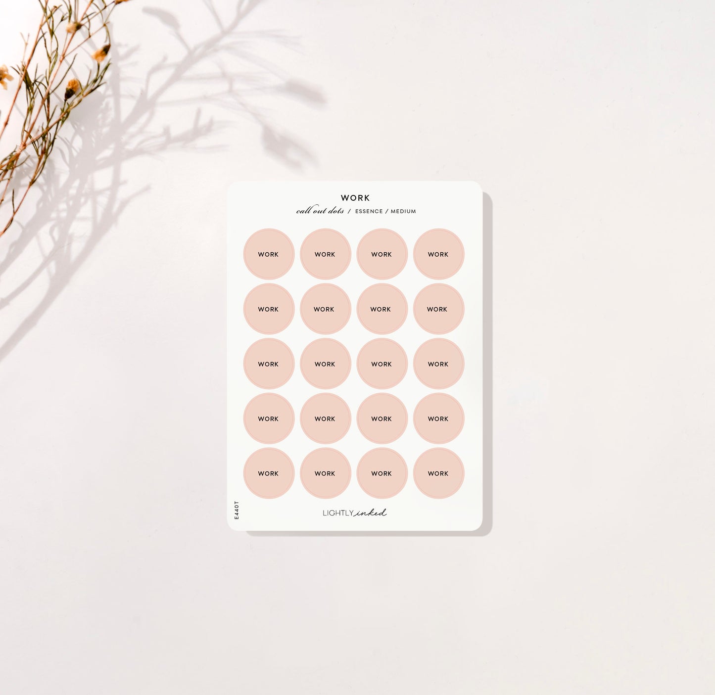 Call Out Dots - Work