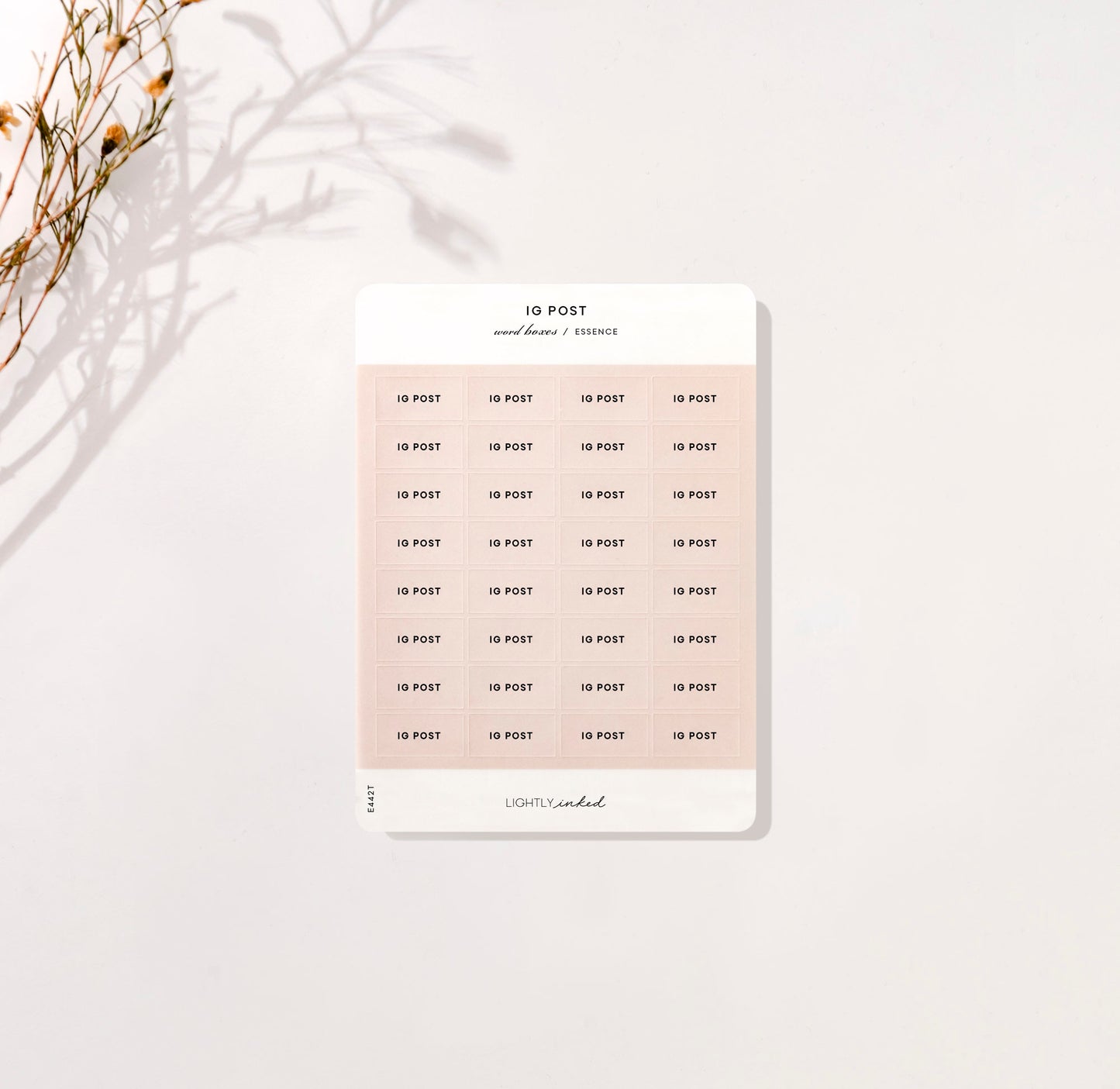Word Boxes - IG POST