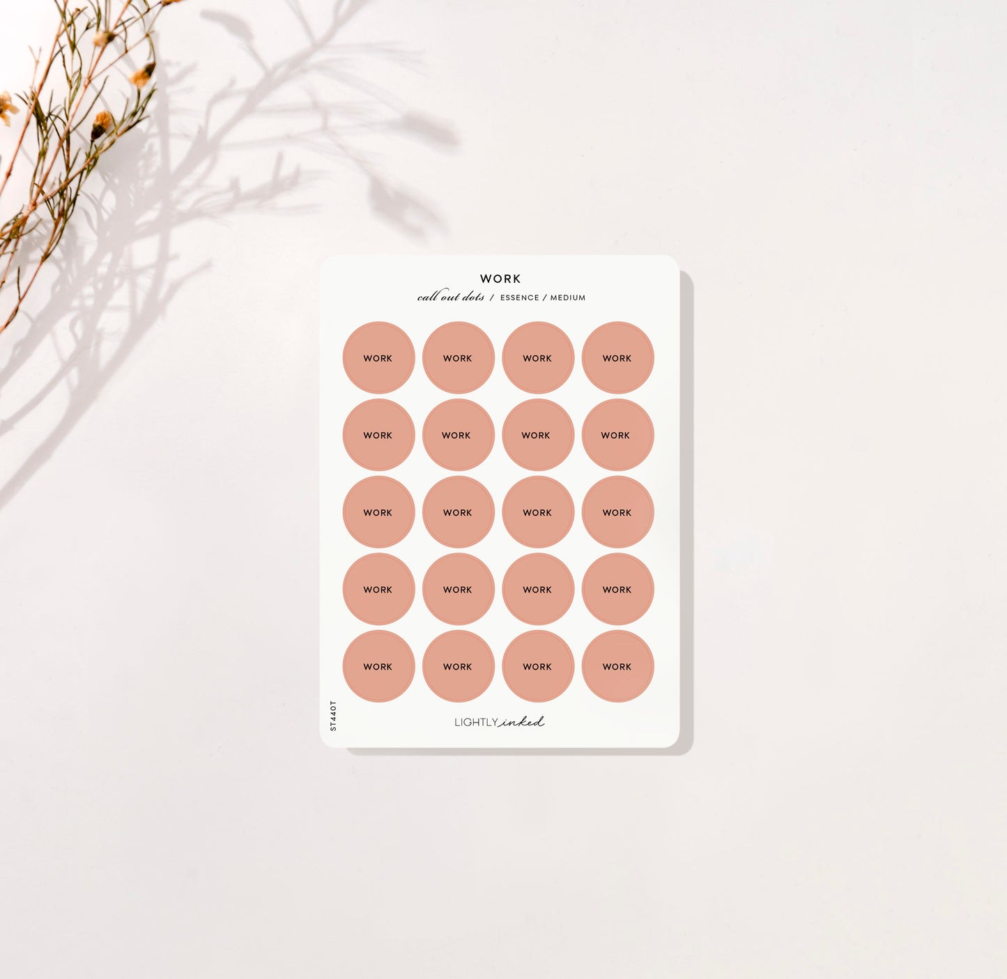 Call Out Dots - Work