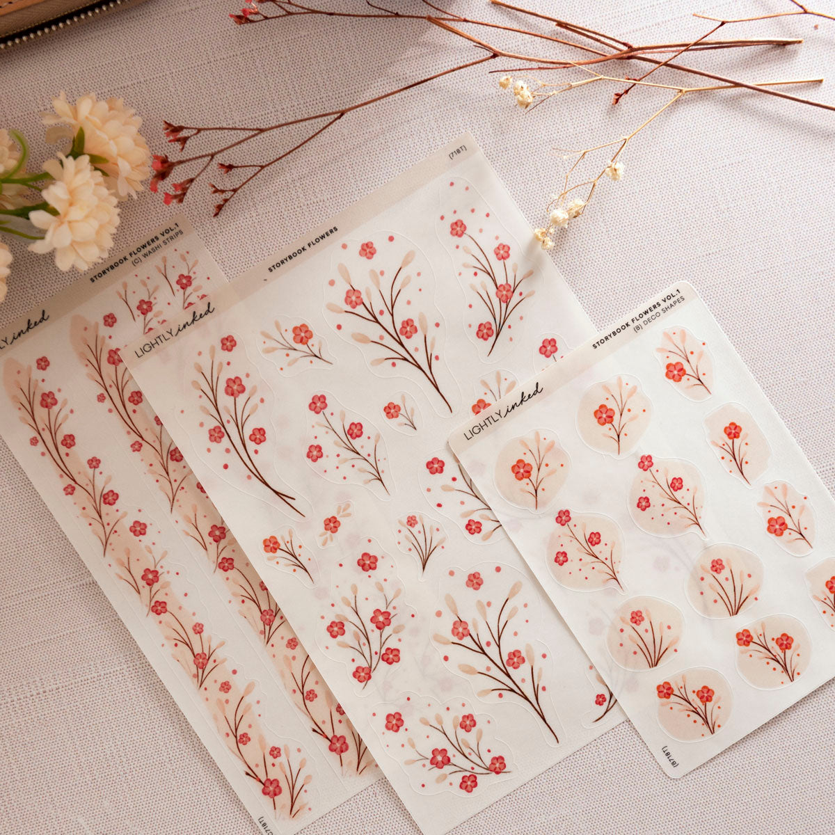 Story Book Flowers Vol. 1 | Deco - Sheet A