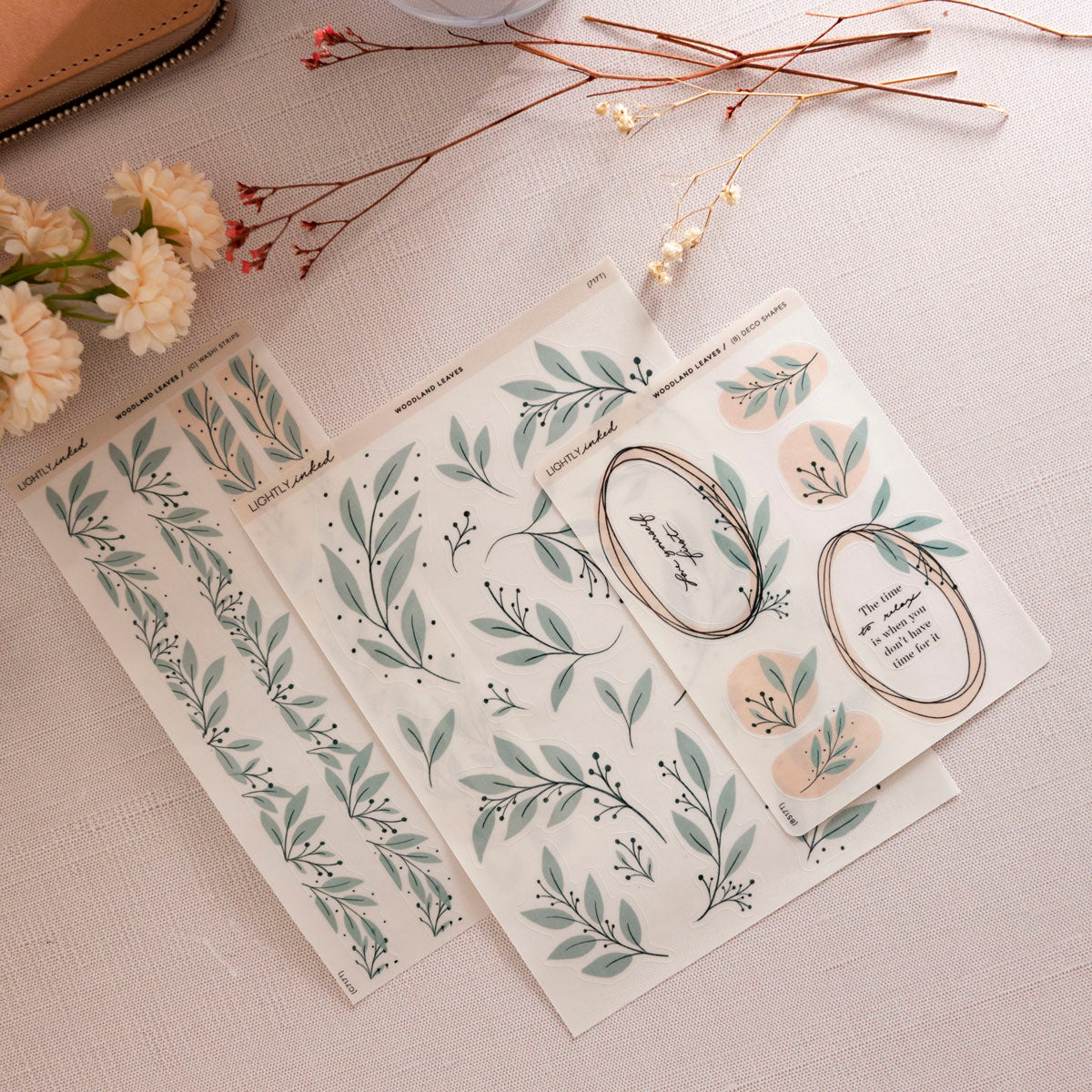 Woodland Leaves | Deco - Sheet A