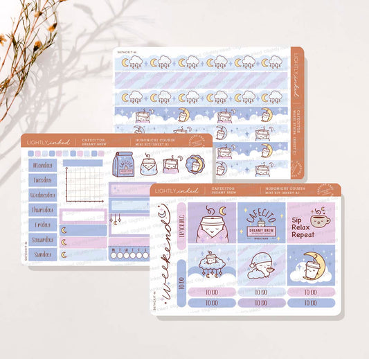 Cafecitos: Dreamy Brew | Hobonichi Cousin Mini Kit