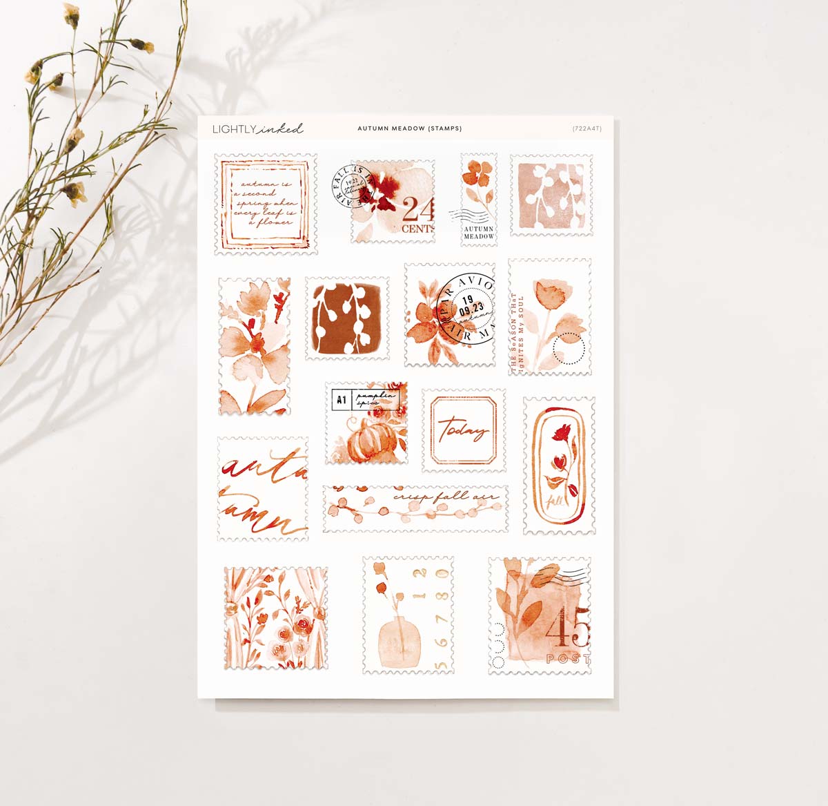 Autumn Meadow - Stamps