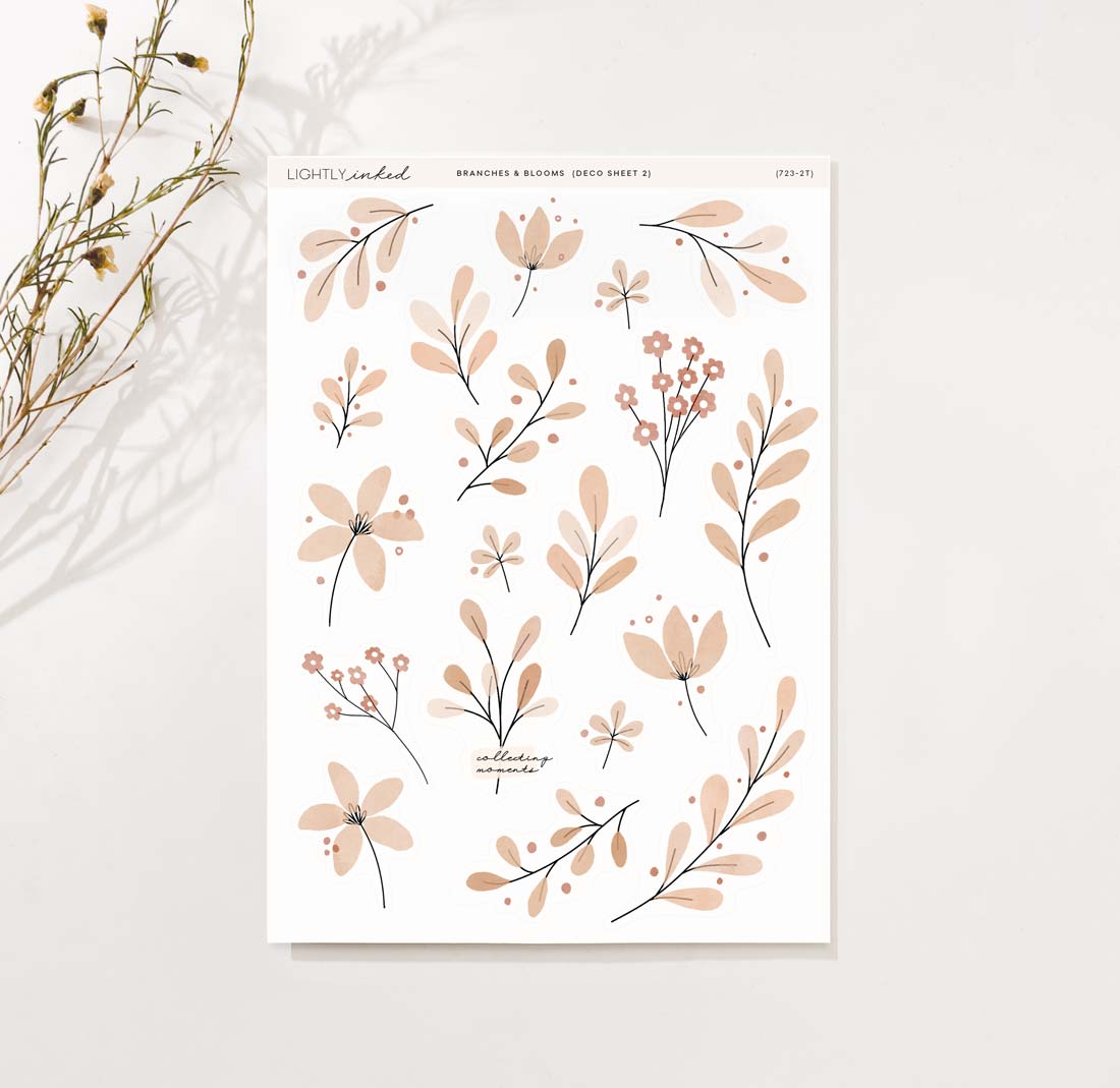 Branches and Blooms Deco Sheet 2