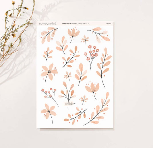 Branches and Blooms Deco Sheet 2