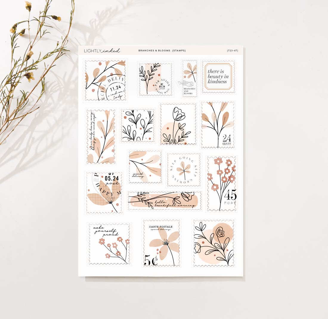 Branches and Blooms Stamps