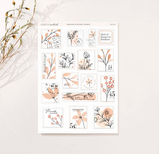 Branches and Blooms Stamps