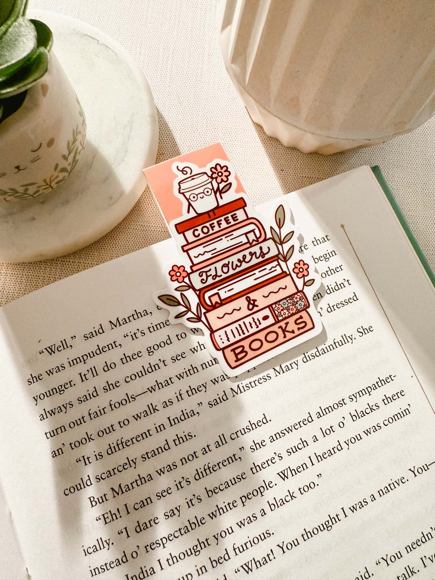 Coffee, Flowers and Books
