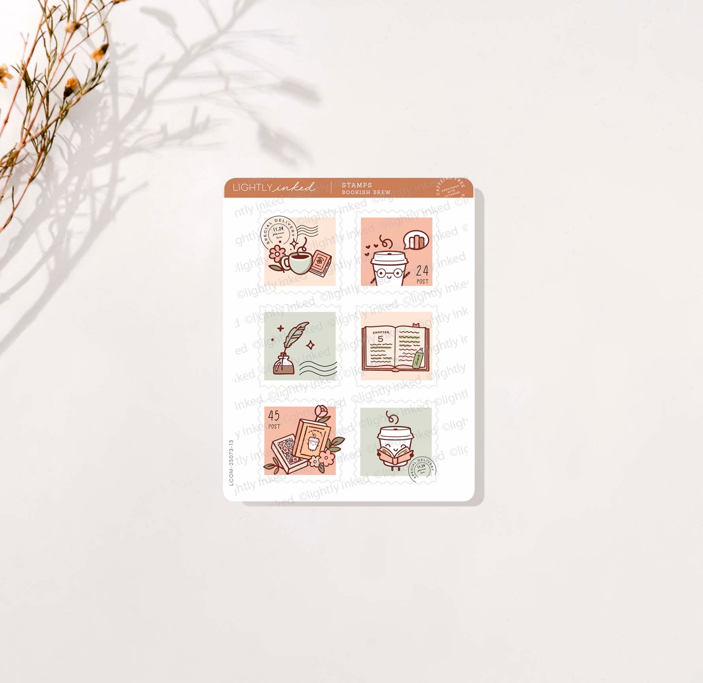 Bookish Brew-Stamps