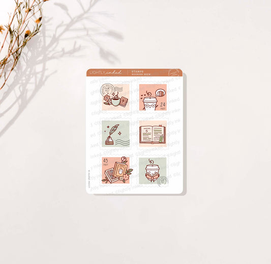 Bookish Brew-Stamps